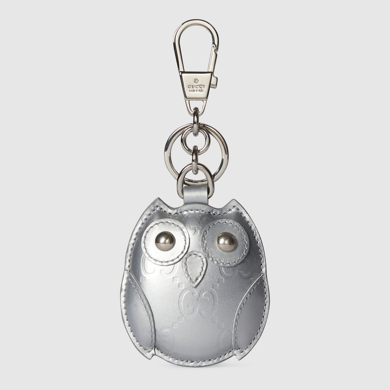 Owl-shaped bag charm 1
