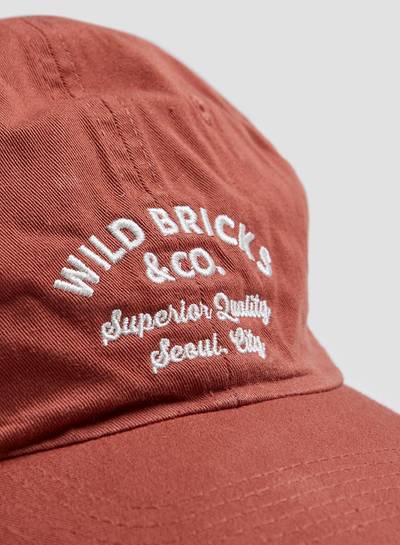 Nigel Cabourn Wild Bricks Classic Logo Cap Red outlook
