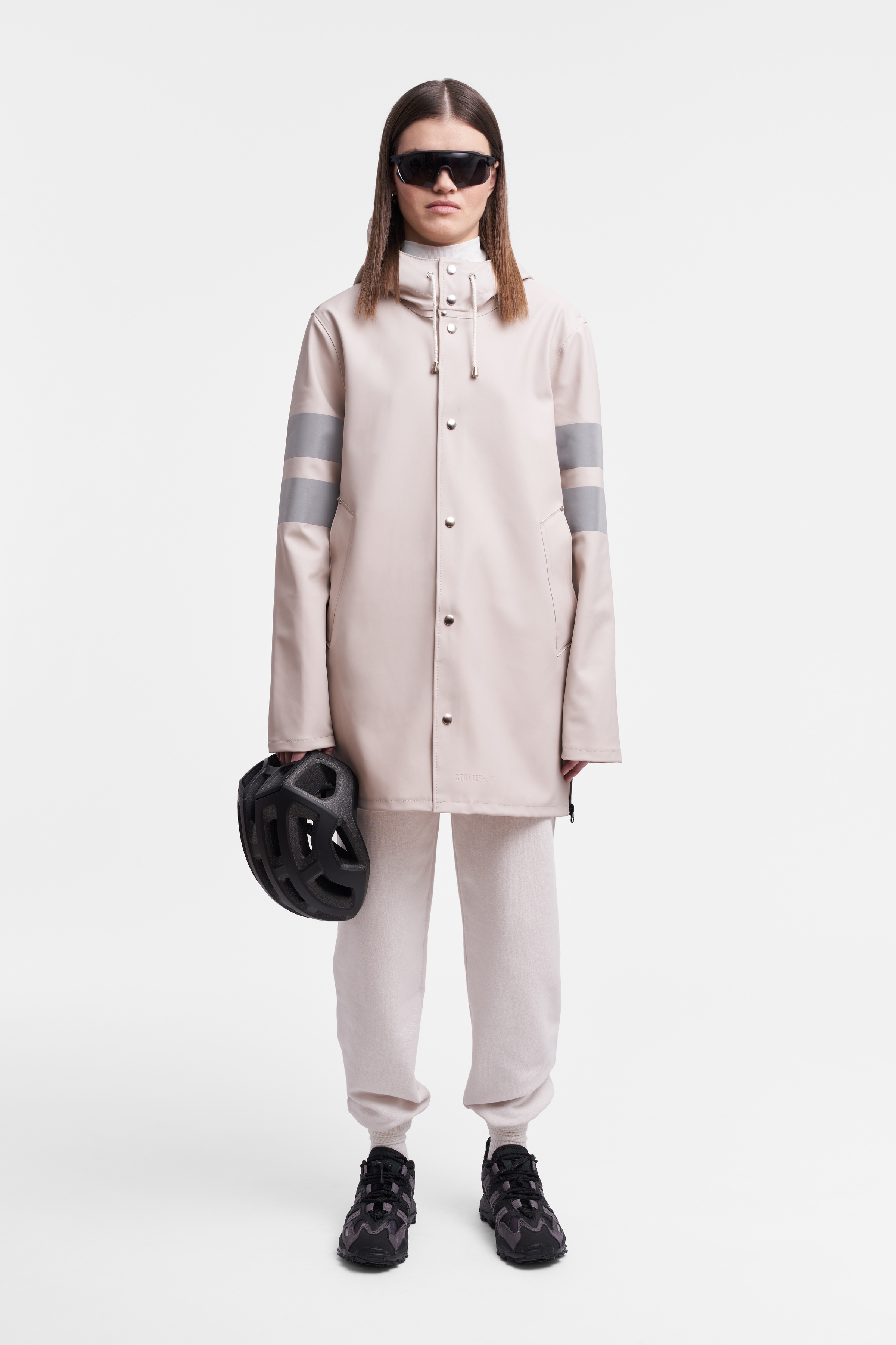 Stockholm Bike Raincoat Light Sand - 14