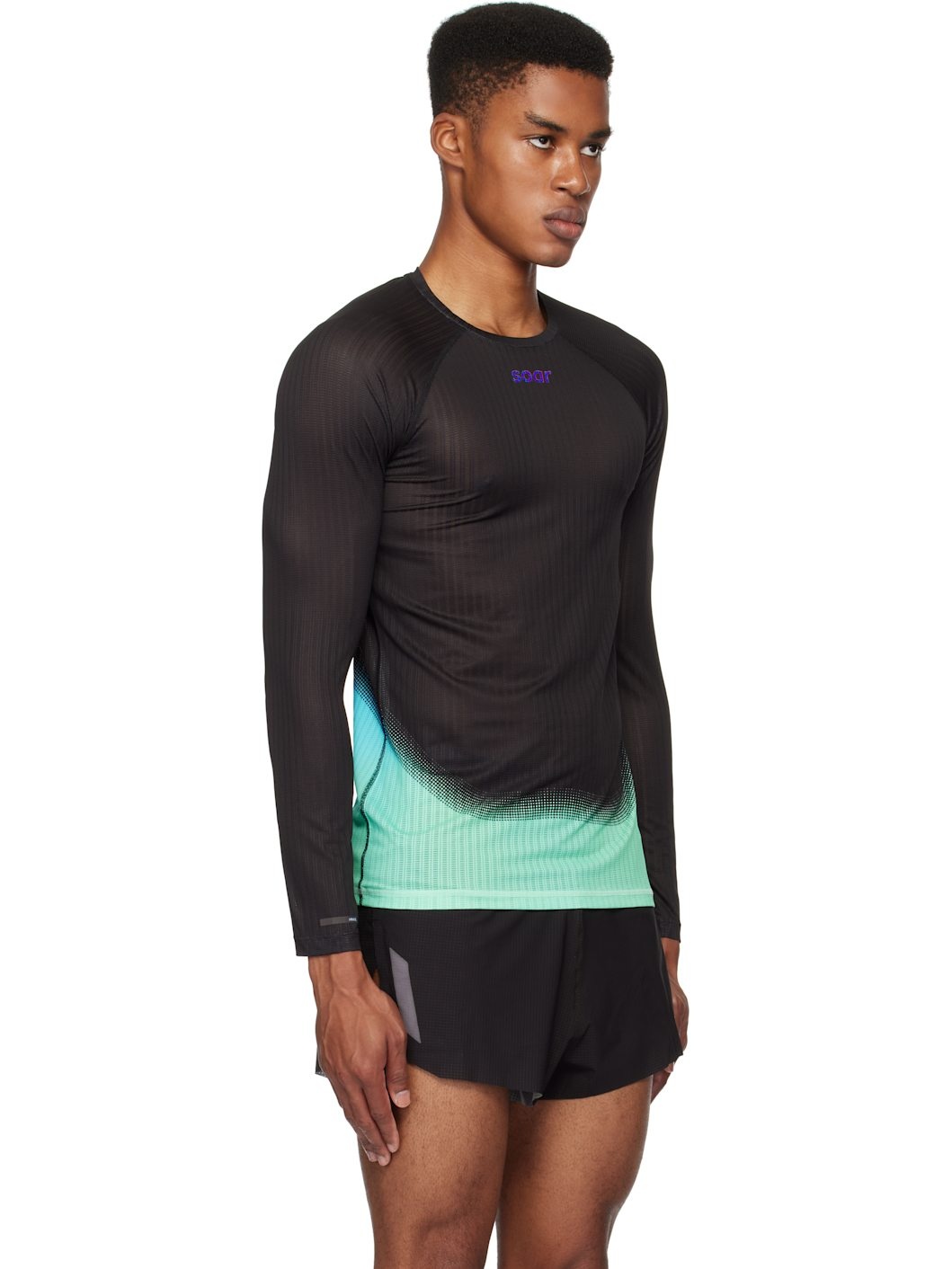 Black & Blue Race Base Layer T-shirt - 2