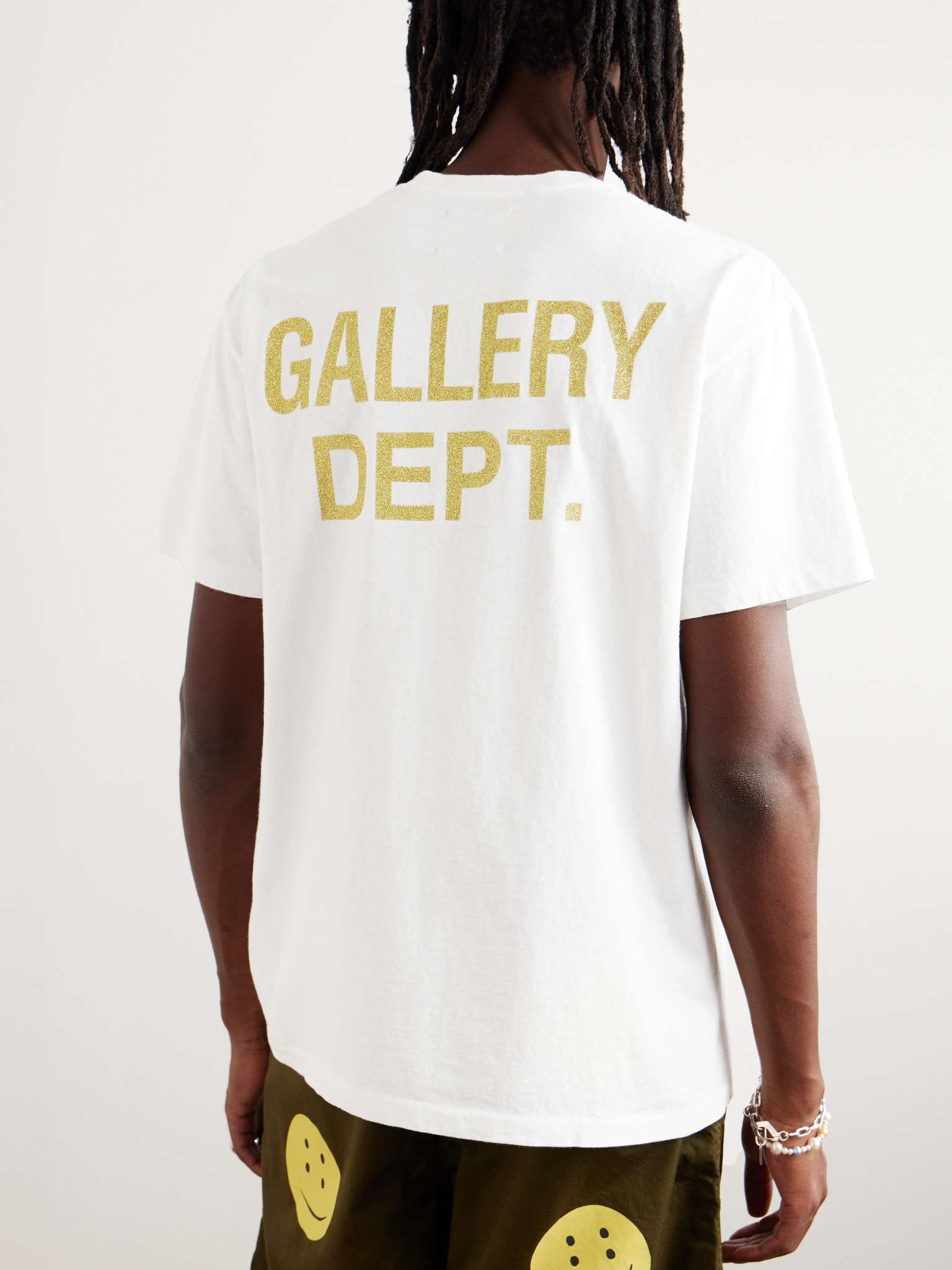 GALLERY DEPT. Vitamin D Logo-Print Cotton-Jersey T-Shirt