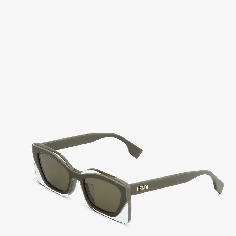 Green acetate sunglasses - 2