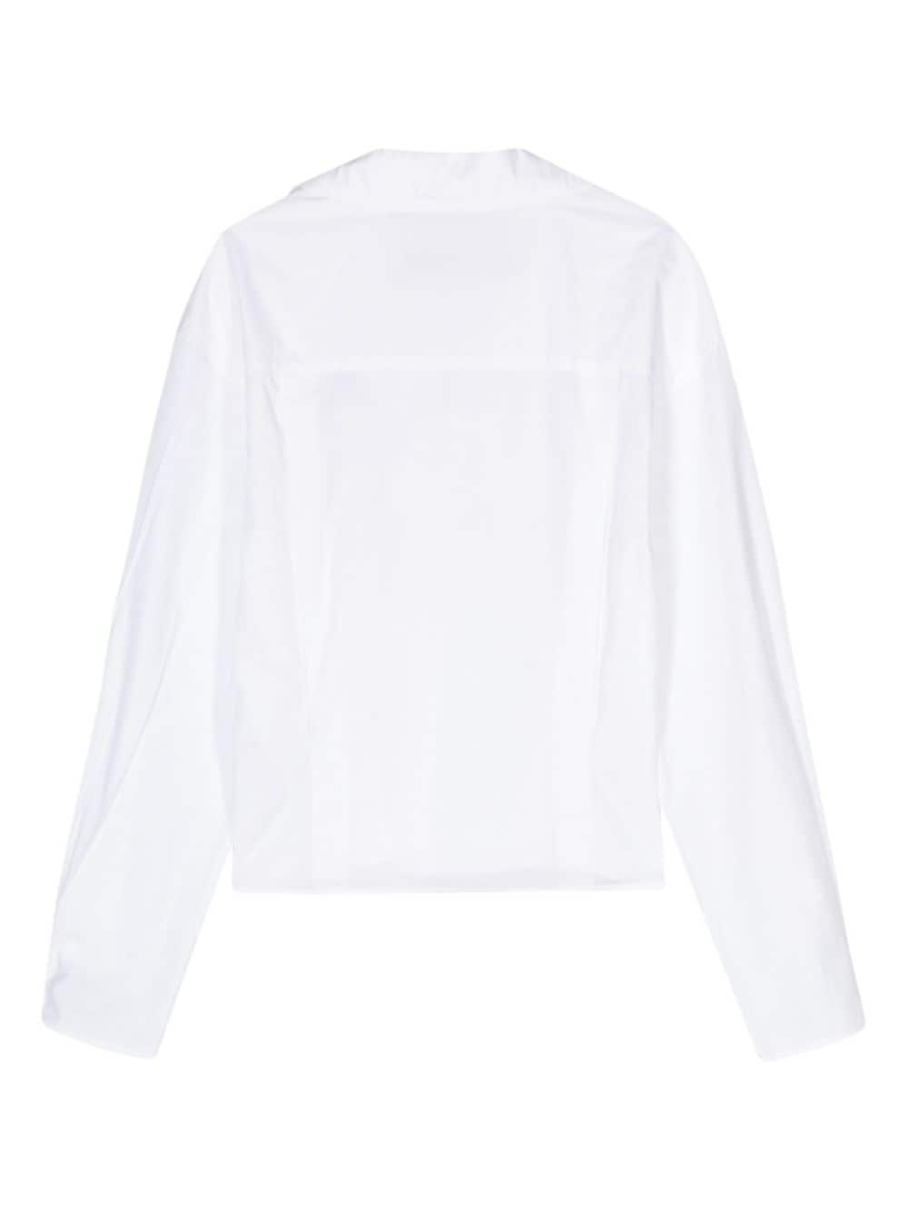 Cabos cropped cotton shirt - 2