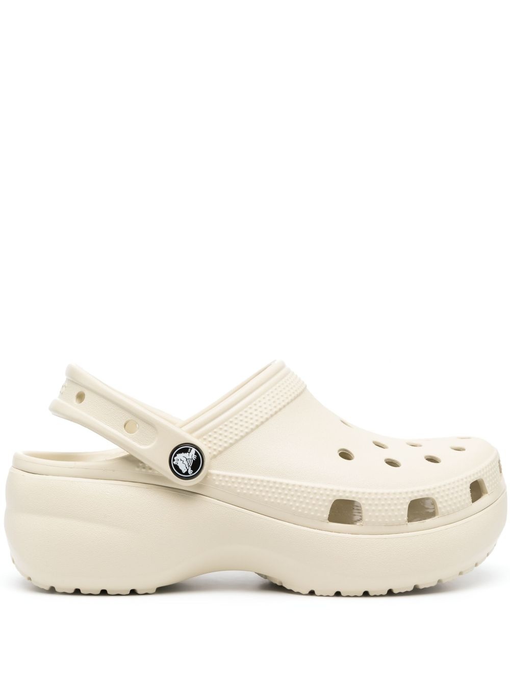 logo-plaque platform clogs - 1