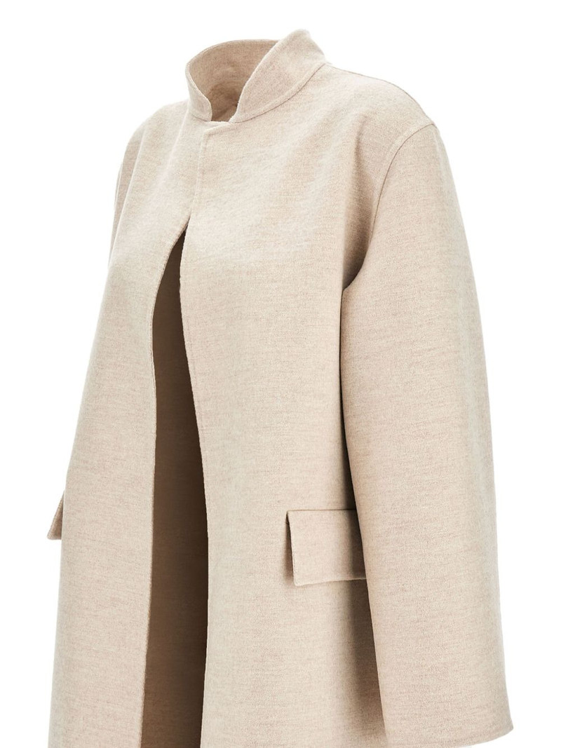 Flap Pocket Open Front Coat 3