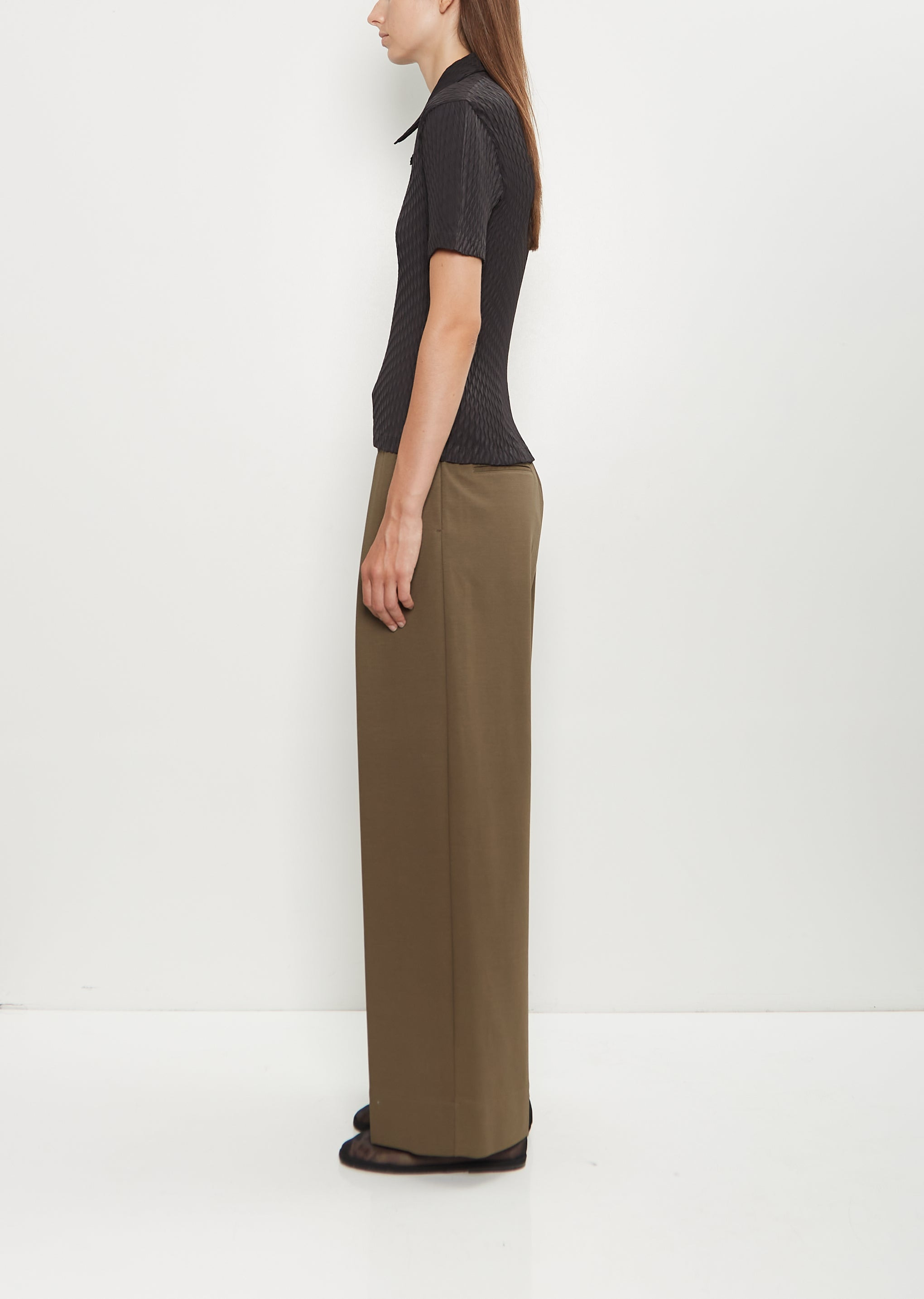 Sleek Pleats Shirt - 2