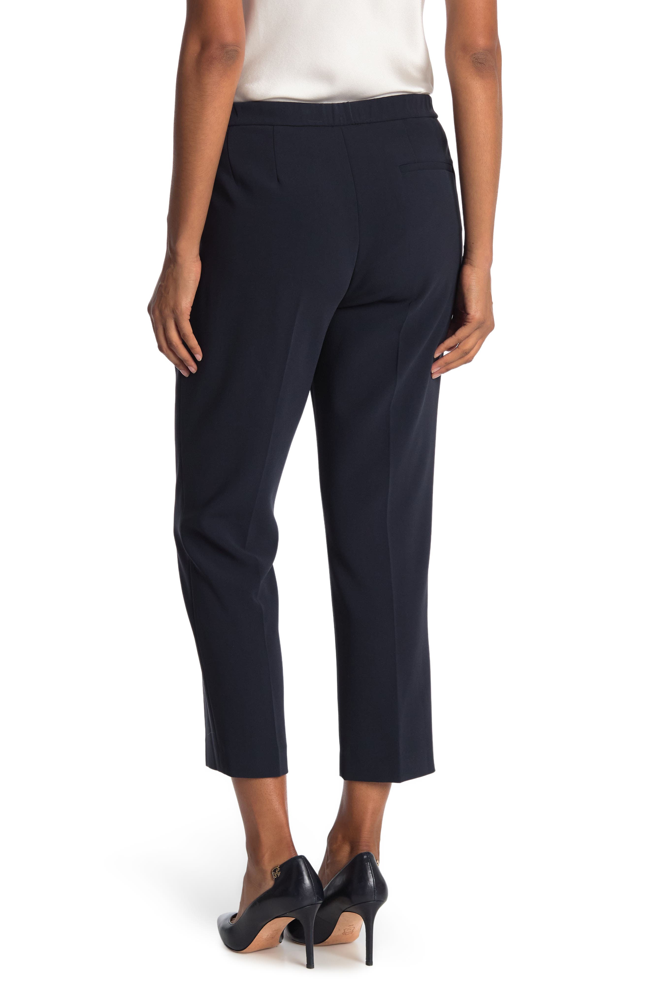 Theory Treeca Pull-On Trousers in Nocturne Navy at Nordstrom - 2