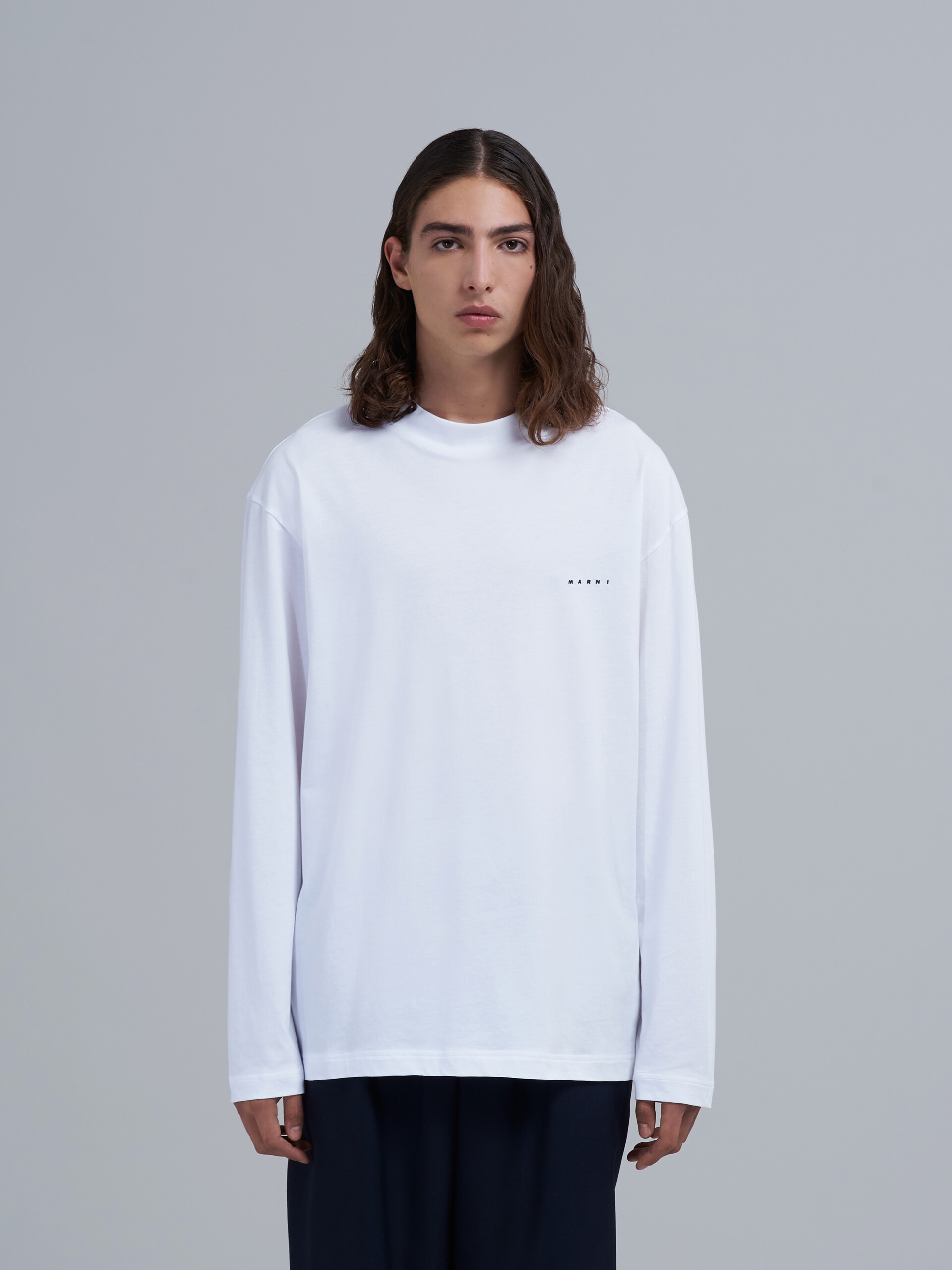 BIO JERSEY LOGO EMBROIDERY LONG SLEEVE T-SHIRT - 2