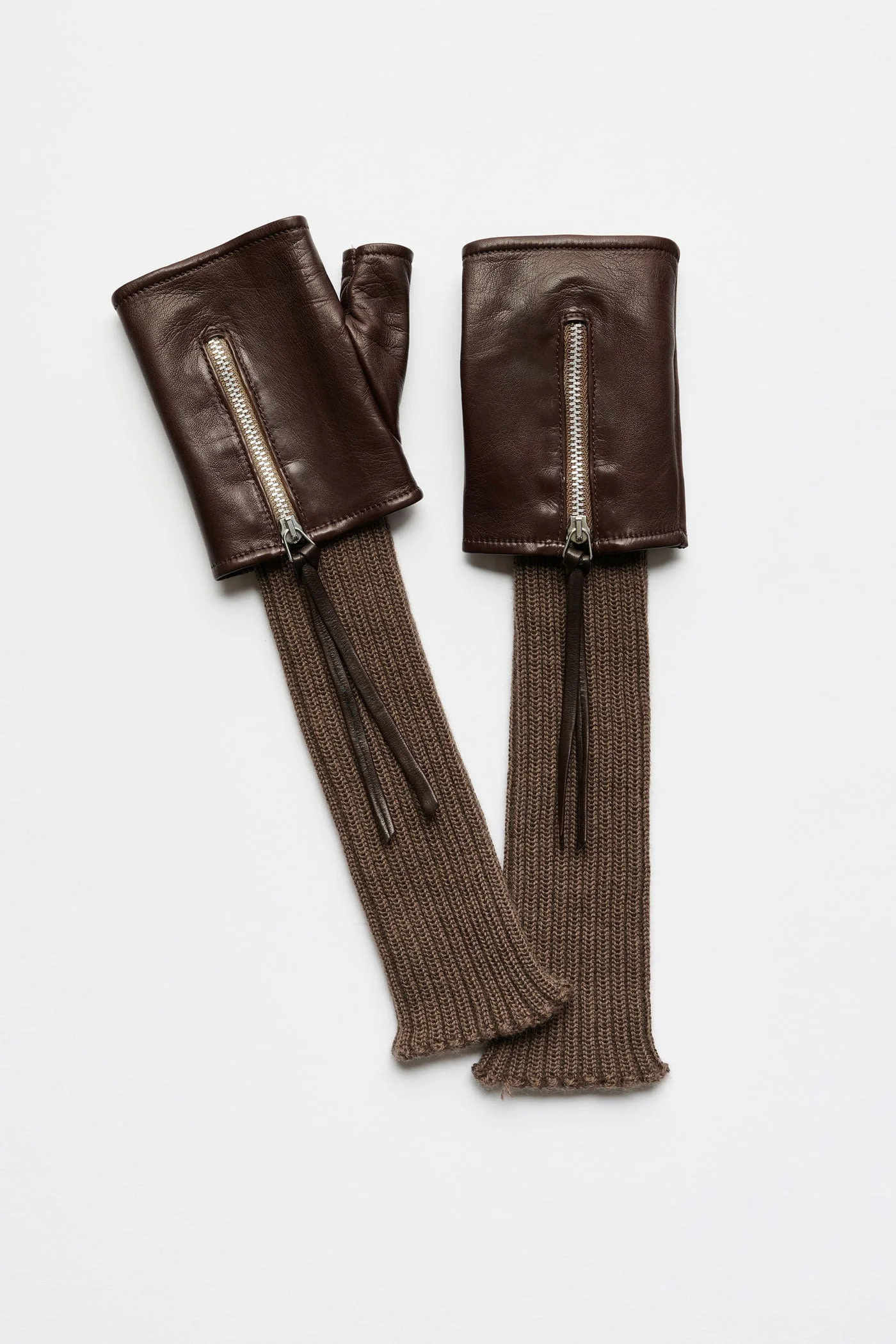 Wrist Warmer Cocoa Brown Nappa - 1