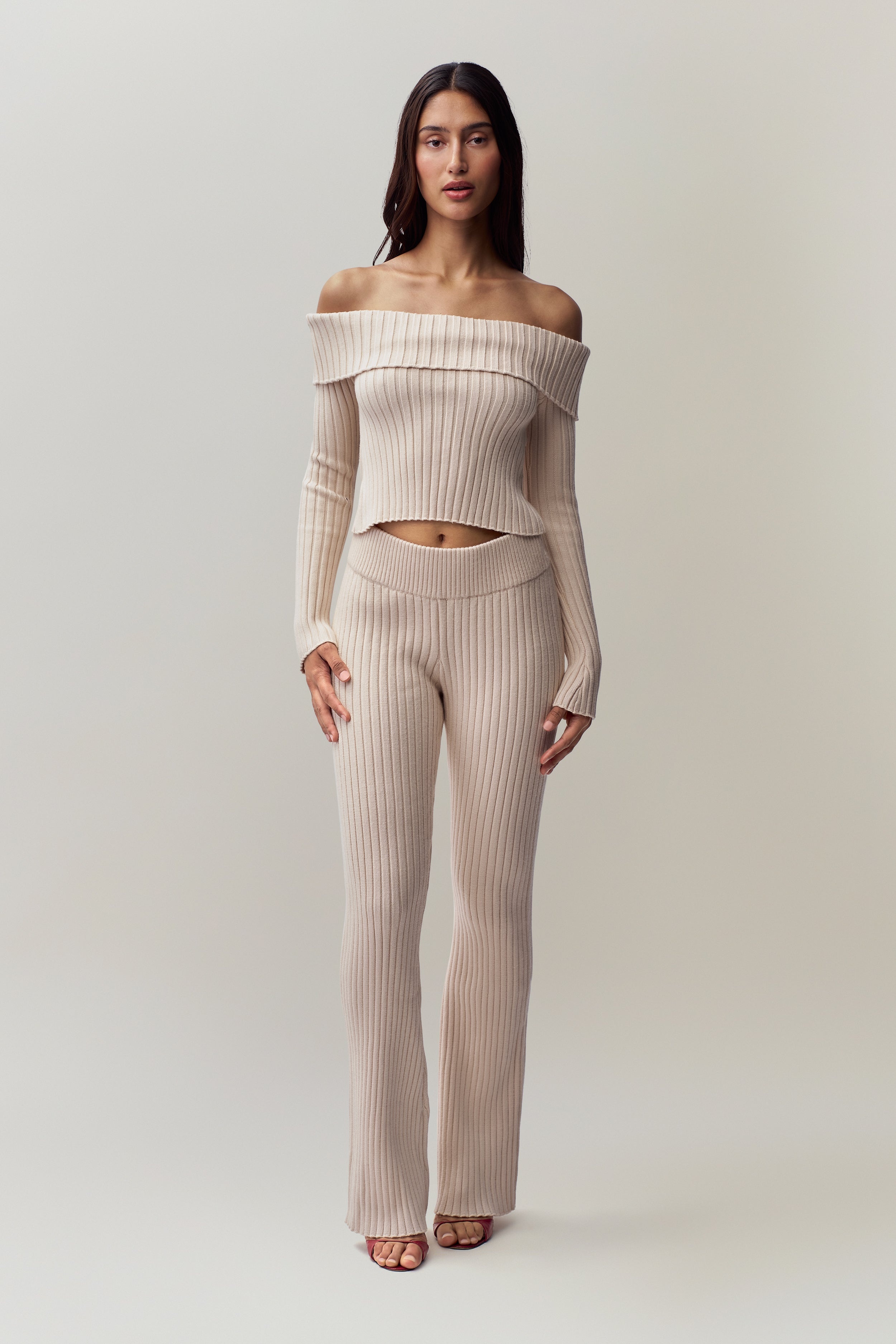 THALIA RIB PANTS - 1