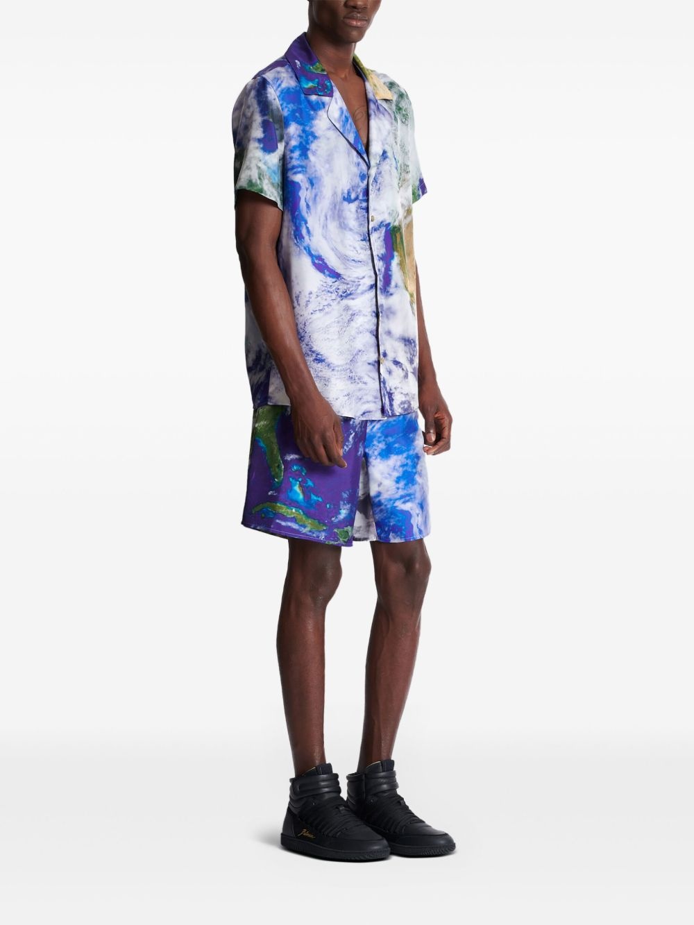 Earth-print shirt - 3