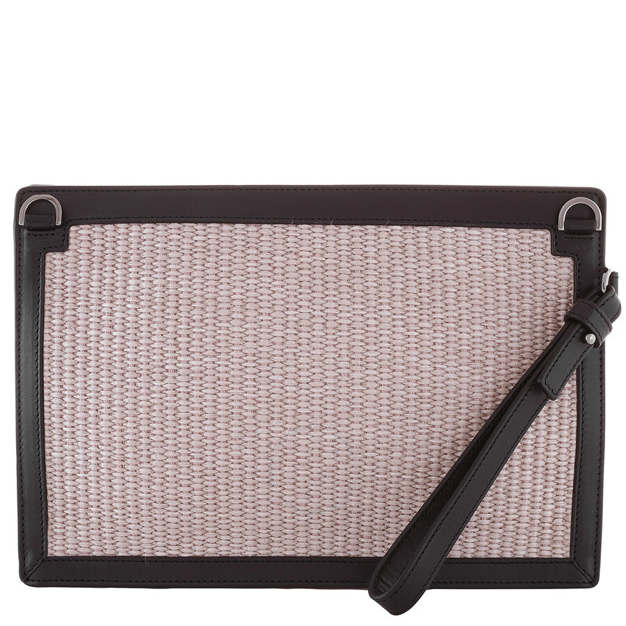 Versace Milano Raffia Clutch Bag - 3