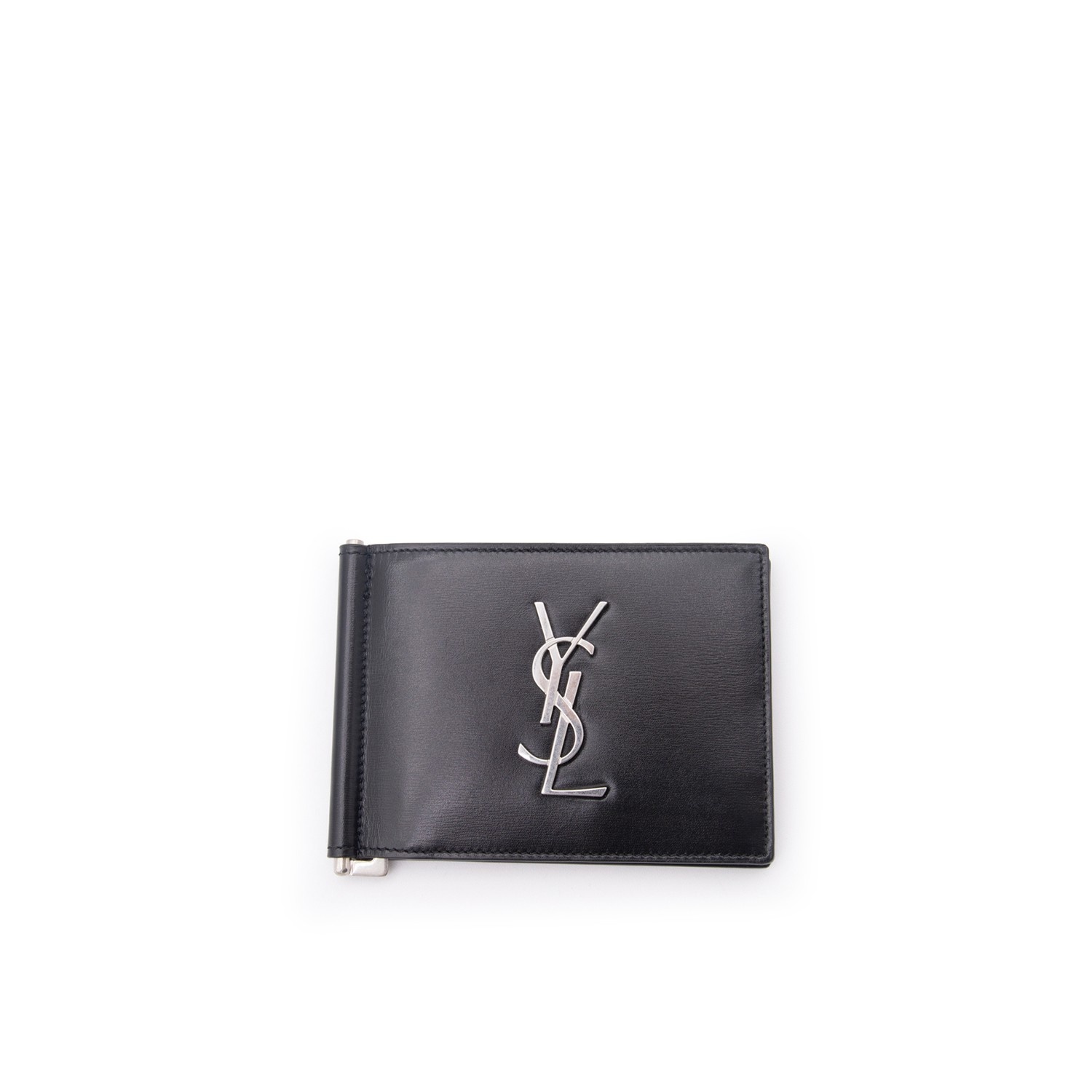 BLACK LEATHER WALLET - 1