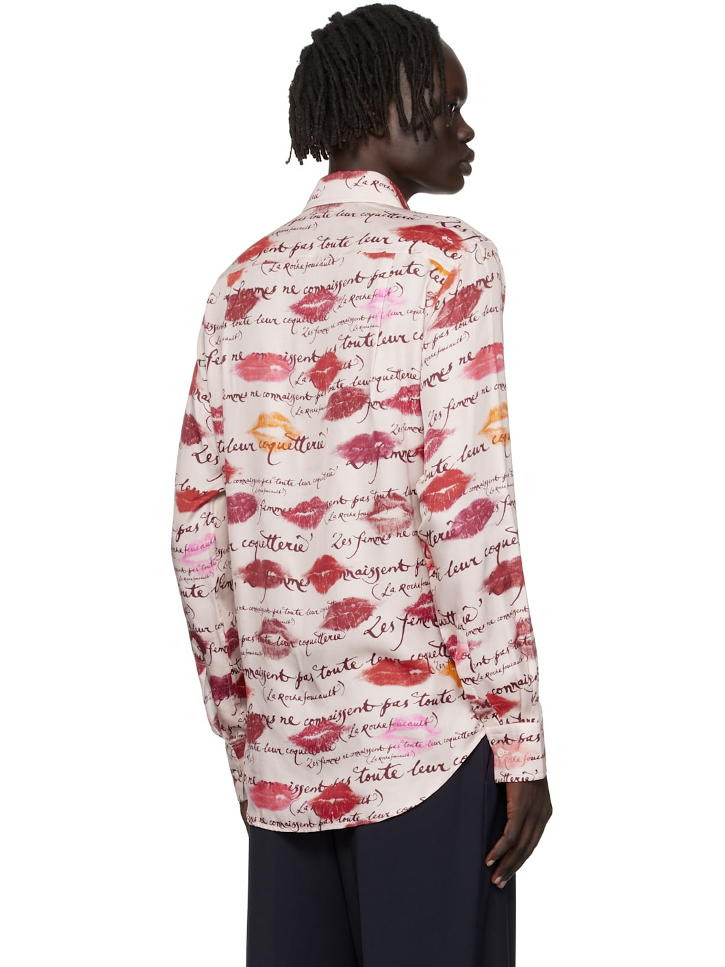 Pink Violin Tuxedo Shirt - 3