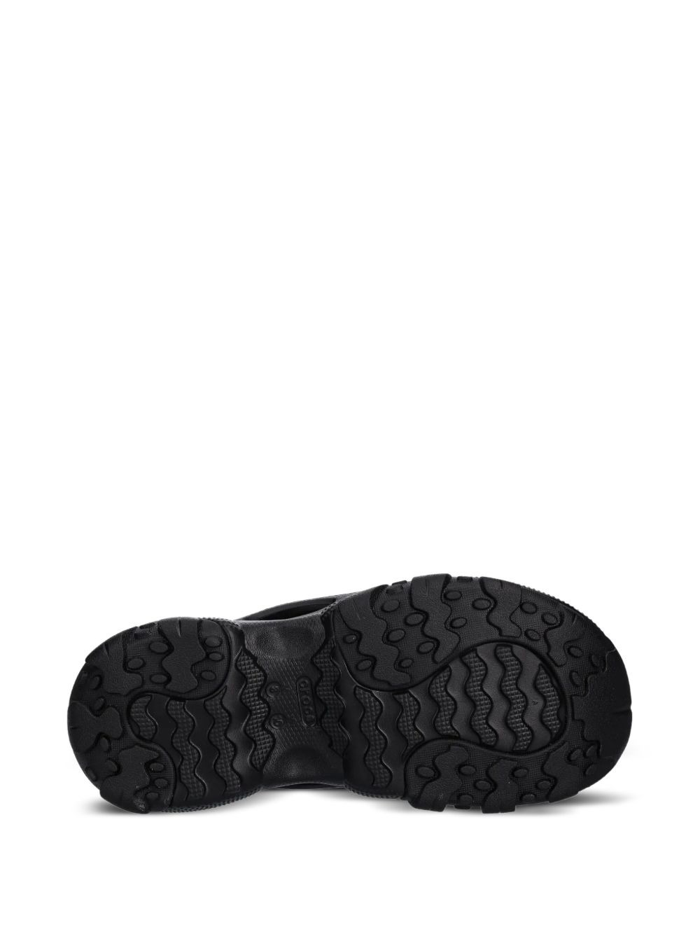 mesh-panelled lace-up sneakers - 5