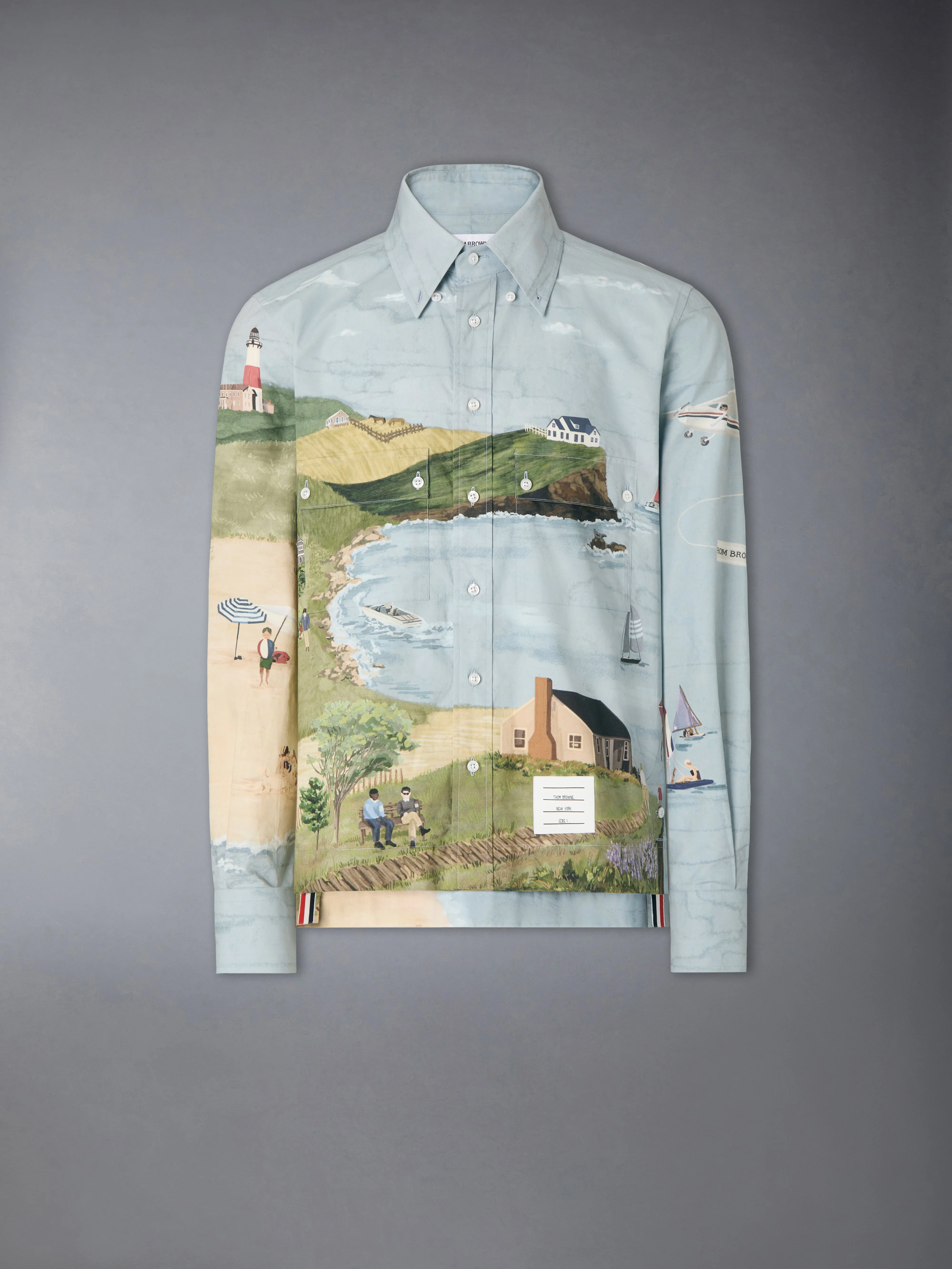 POPLIN NANTUCKET SCENIC UTILITY SHIRT - 1