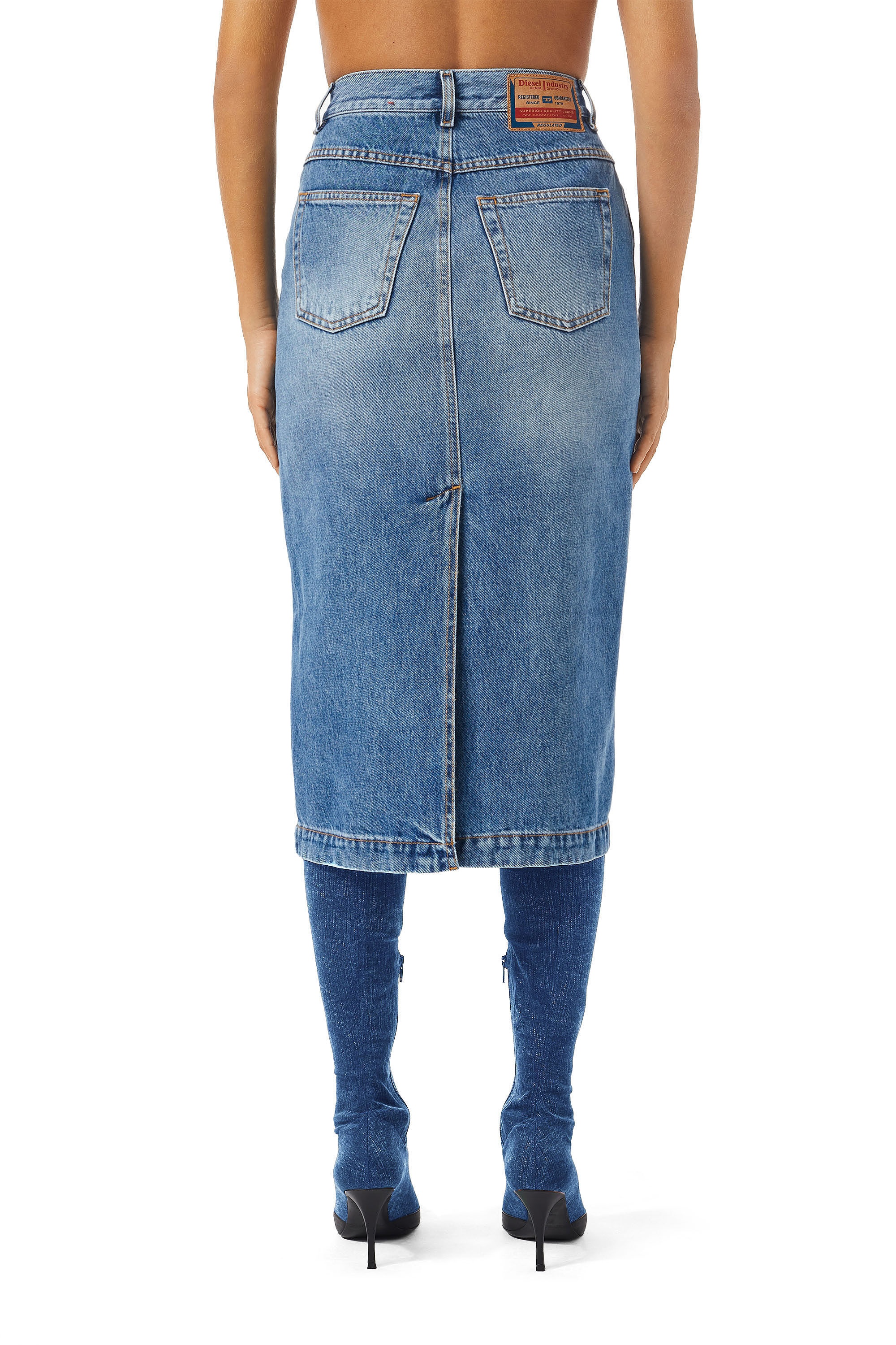 DE-RONNY PENCIL SKIRT - 4