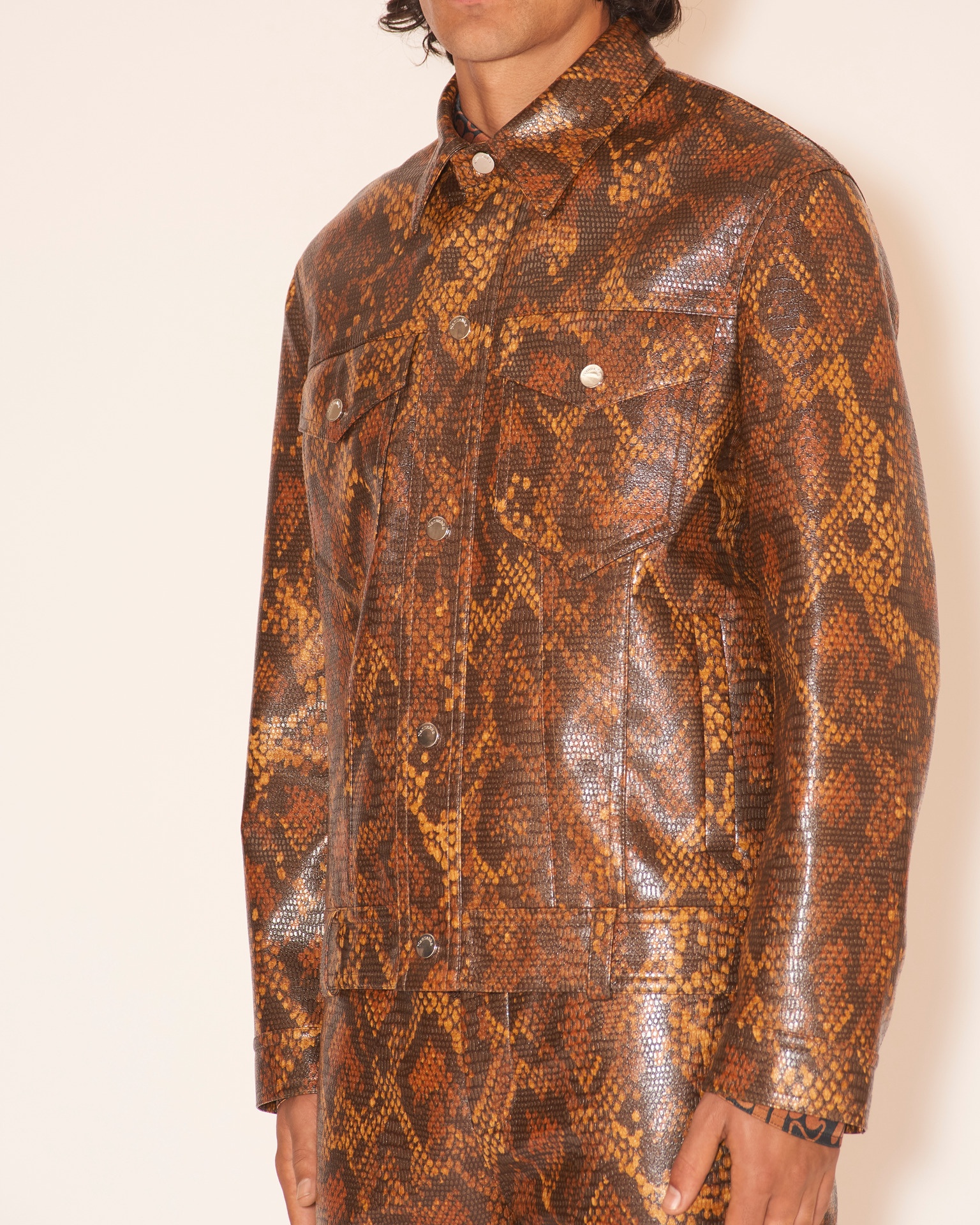 BOYCE - Patch pocket jacket - Snake skin - 2