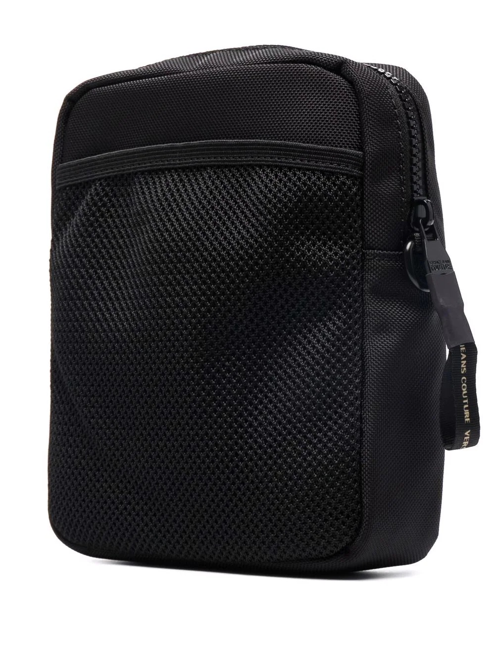 logo-print zipped messenger bag - 3