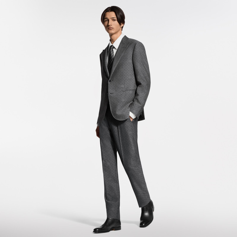 Louis Vuitton Damier Jacquard Cigarette Pants outlook