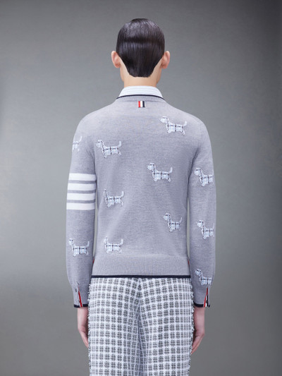 Thom Browne Hector intarsia crew-neck jumper outlook