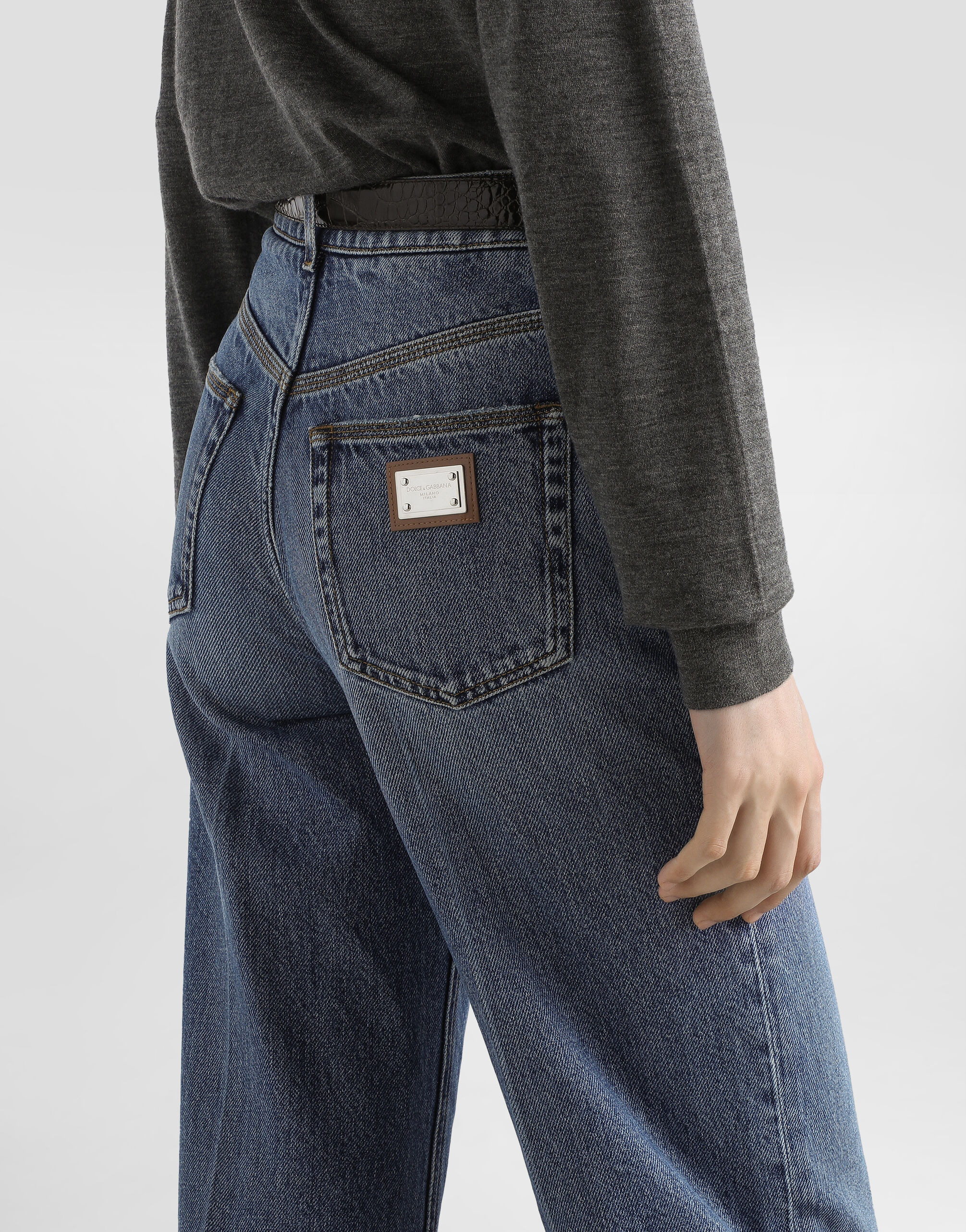 5-pocket denim trousers - 5