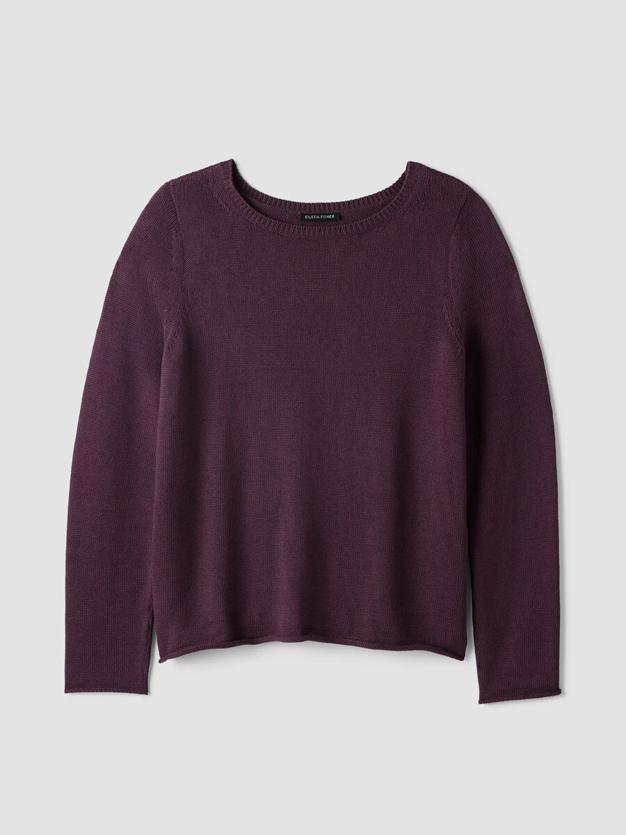 Peruvian Cotton Blend Bateau Neck Top - 1