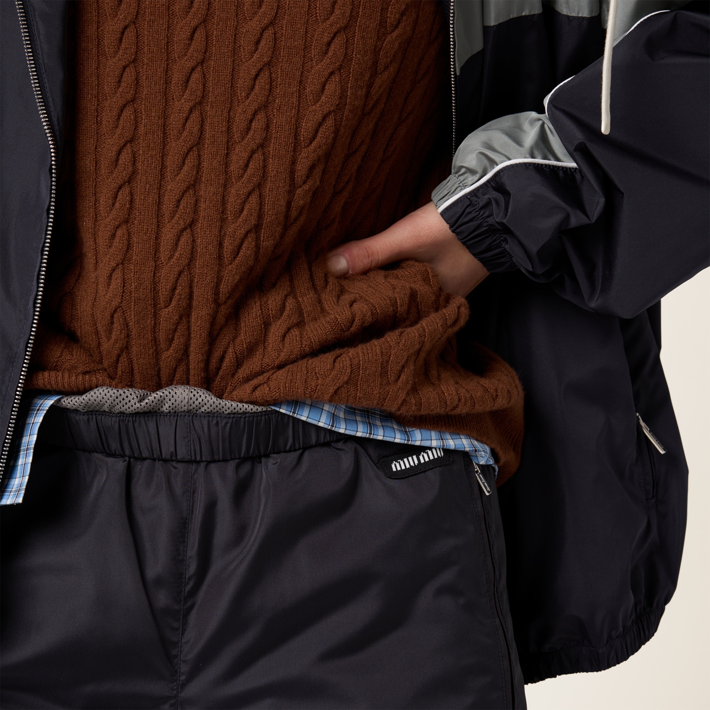 Technical silk Bermudas - 4