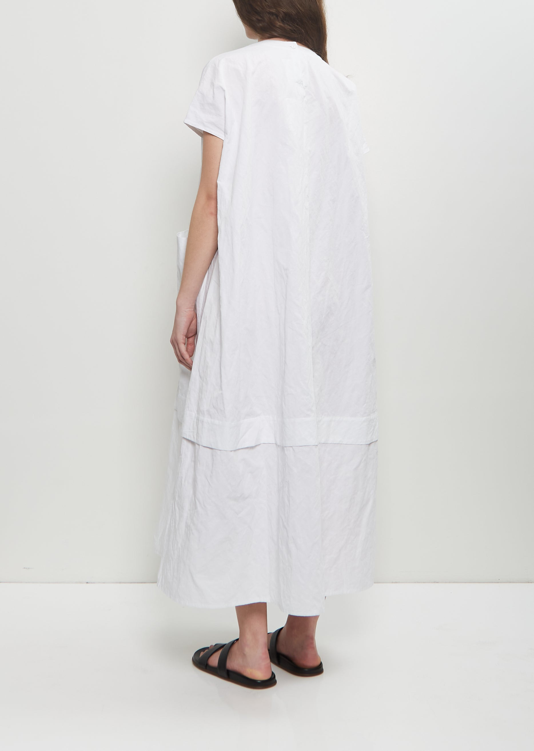 The Poet Metallic Cotton Dress - 3