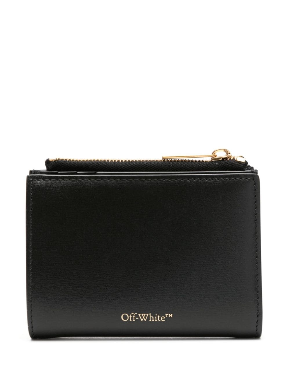 Arrows-plaque leather wallet - 2