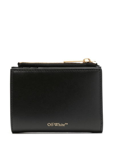 Off-White Arrows-plaque leather wallet outlook