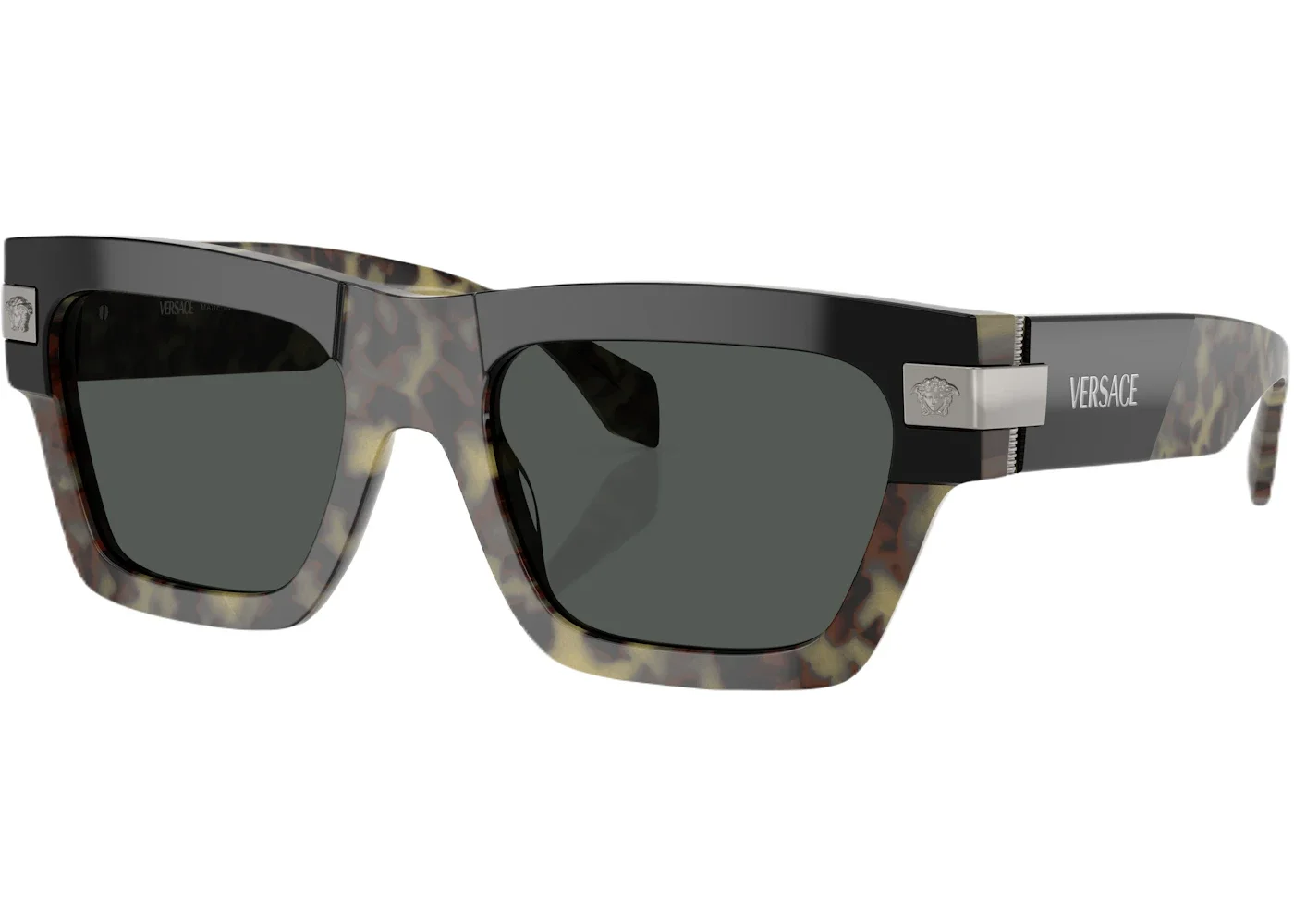 Versace Rectangle Sunglasses Havana (0VE4464 545687) - 1