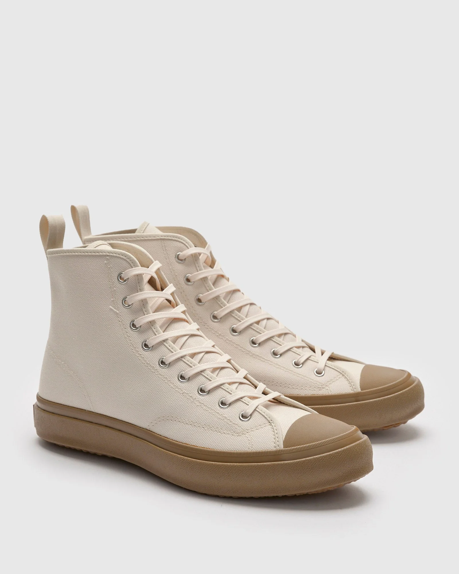 Hi Basket Sneaker in Natural - 1