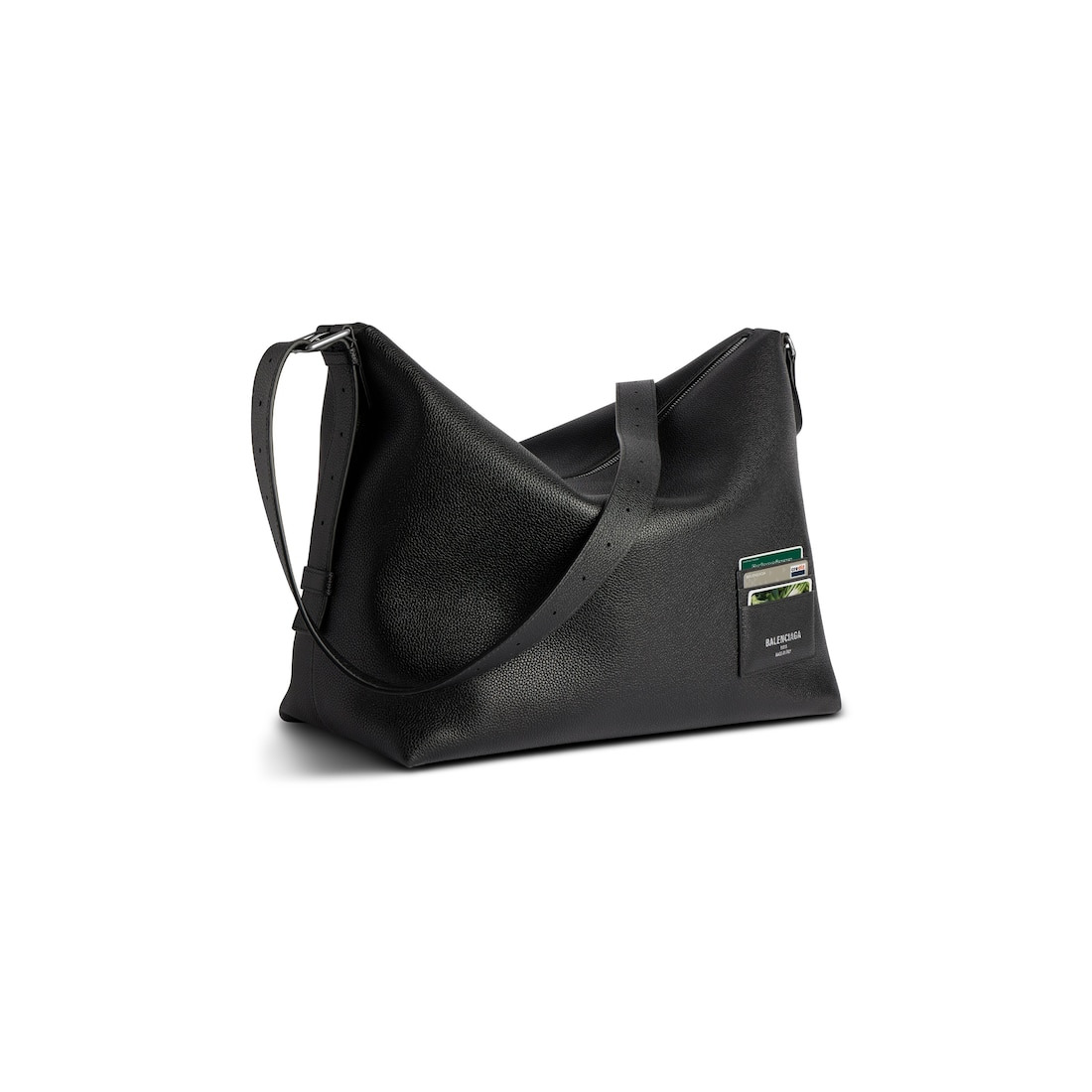 Men's Credit Large Messenger Bag in Black - 2