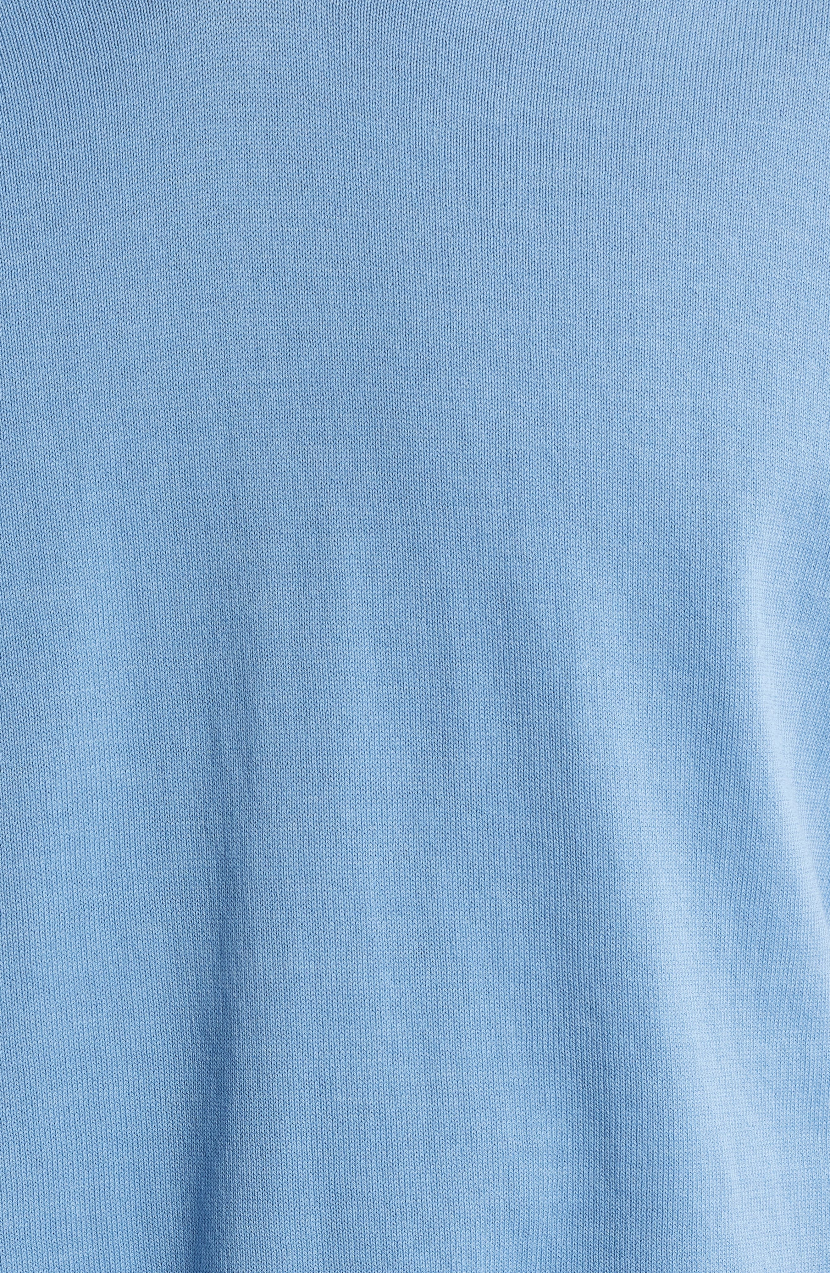 Canali Regular Fit Johnny Collar Polo in Light Blue at Nordstrom - 6