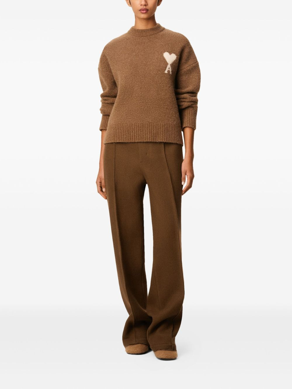elasticated wool trousers - 3