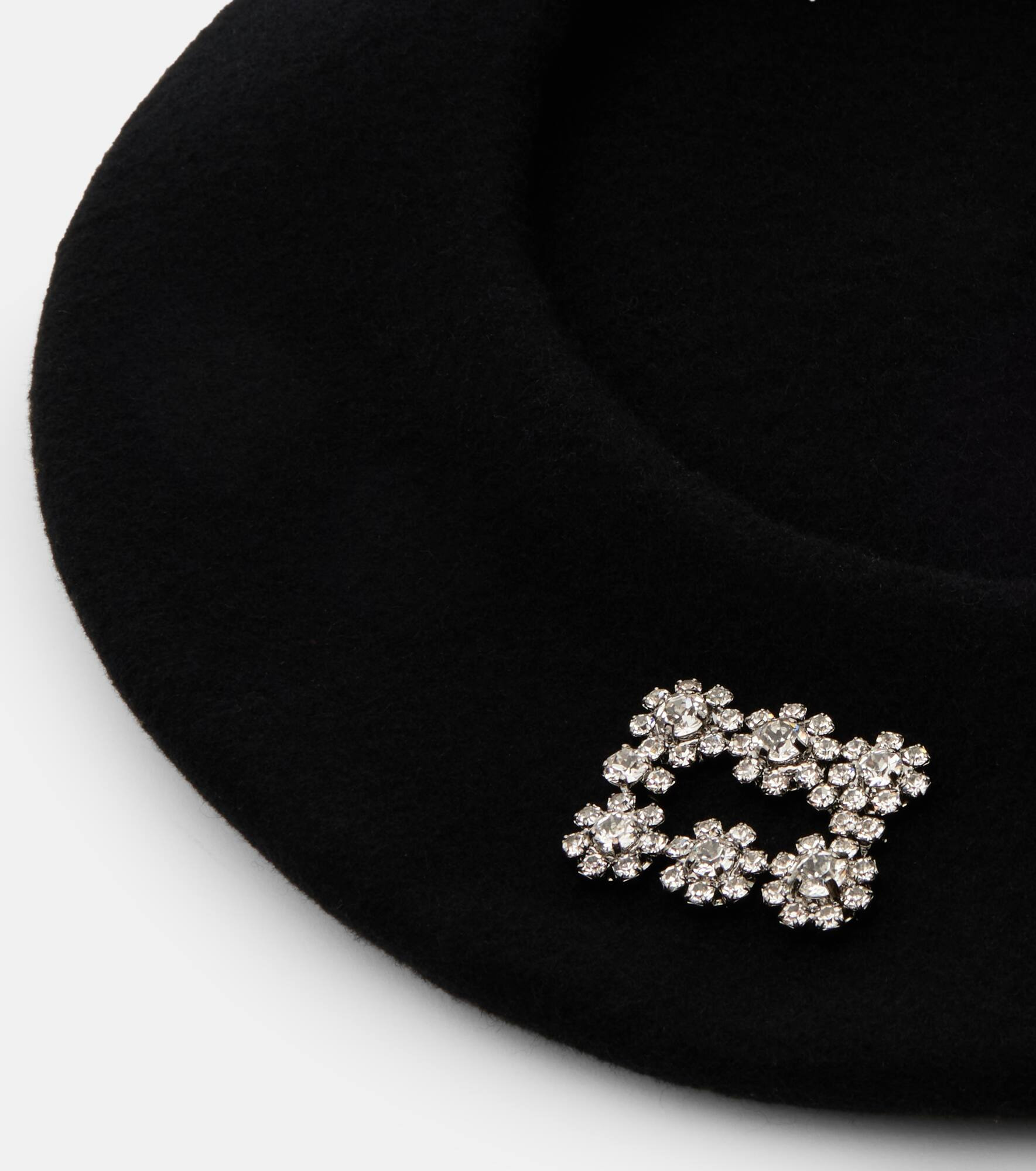 Embellished wool beret - 3