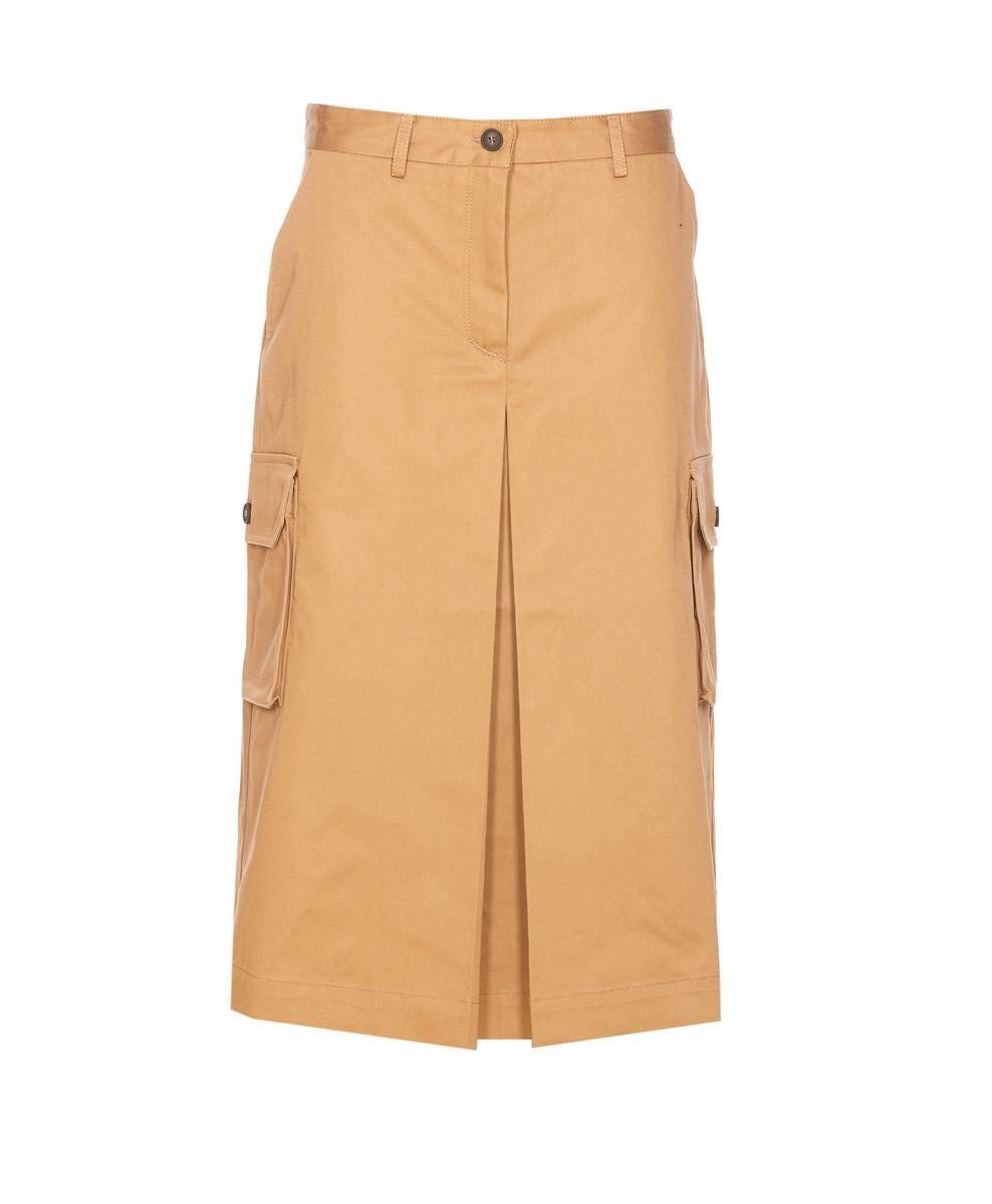 スカート MAISON KITSUNE Women Skirts NW01509WW0078P245 Beige Maison Kitsuné Maison Kitsuné Skirts | baltini | REVERSIBLE