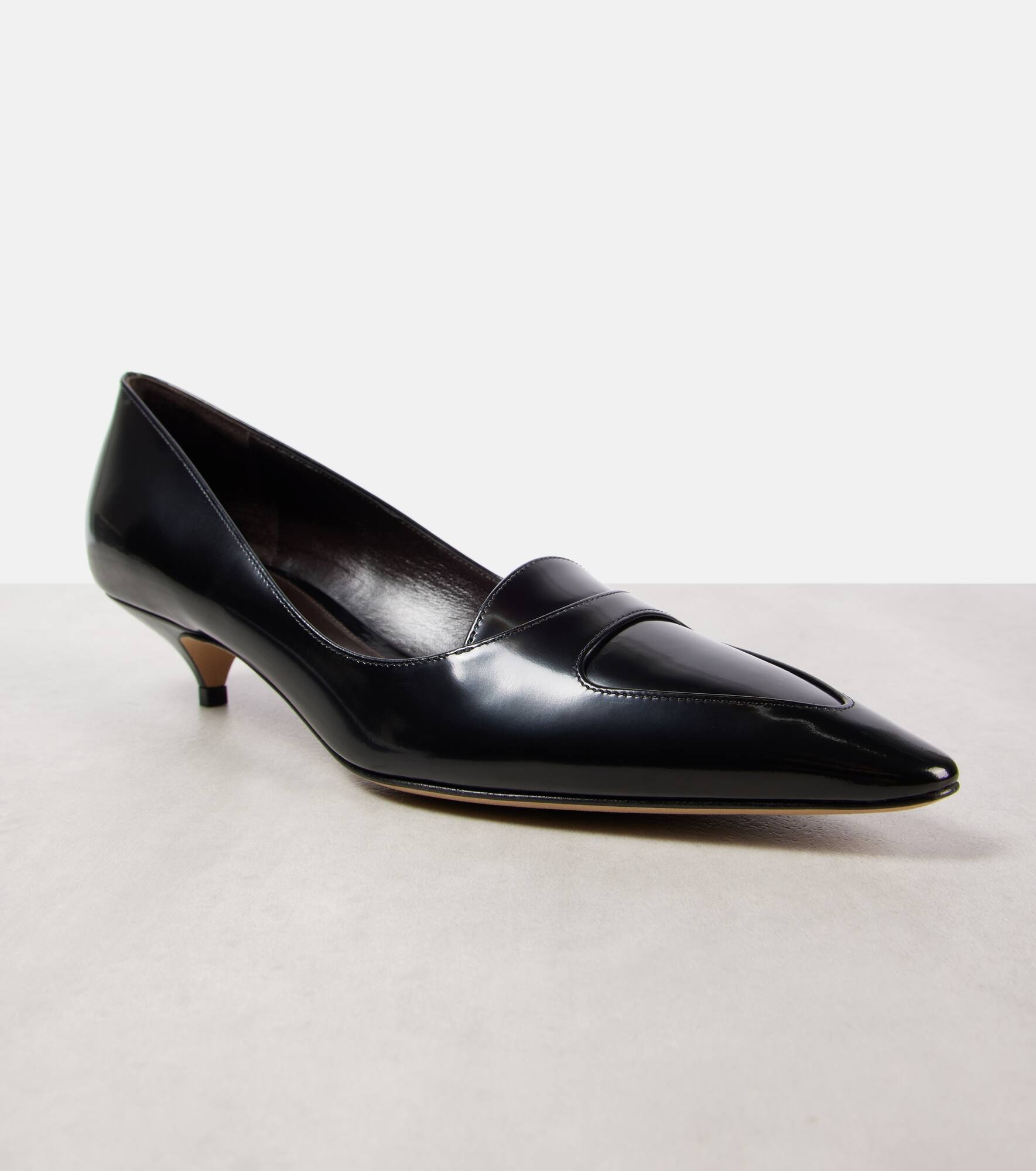 Viv leather loafer pumps - 5