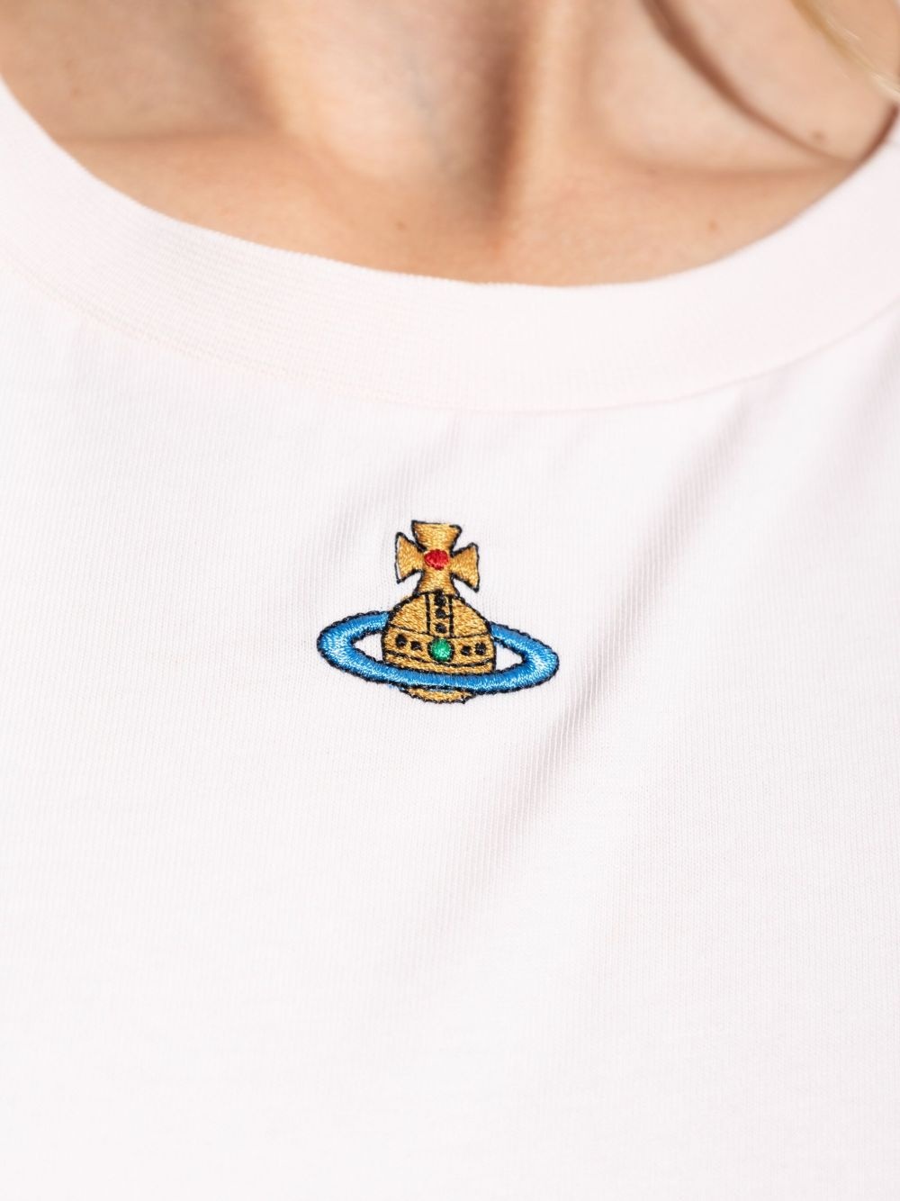 Orb Peru embroidered T-shirt - 5