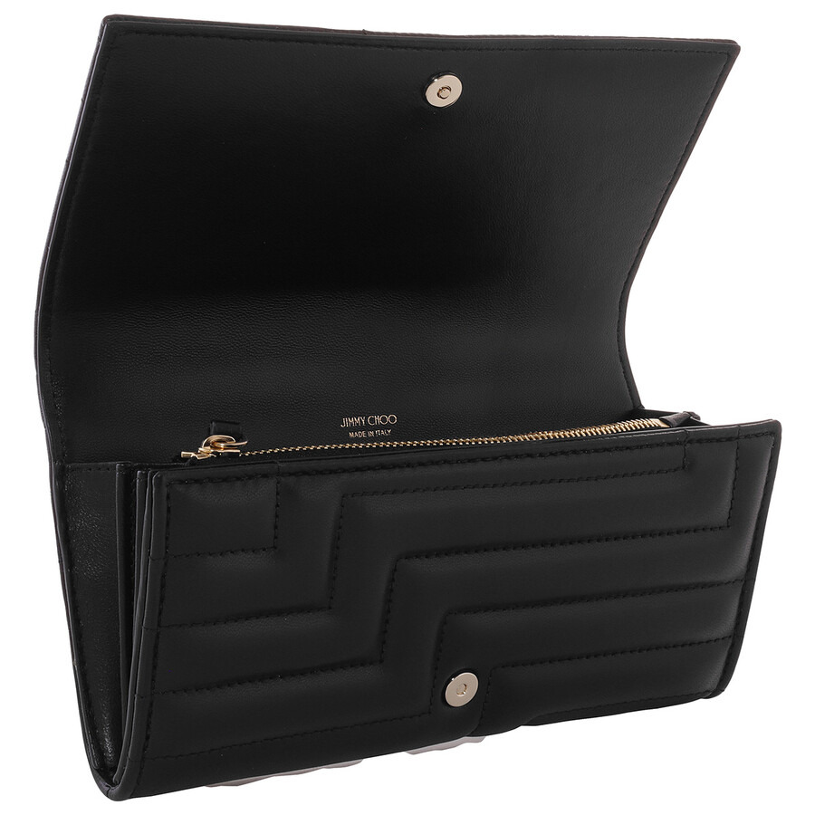 Jimmy Choo Martina JC Emblem Nappa Leather Continental Wallet - 5