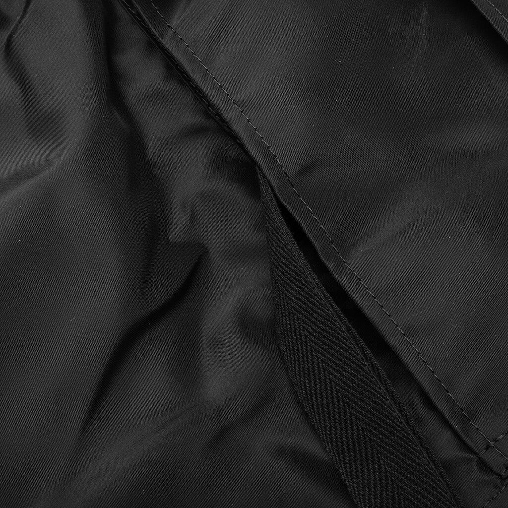 NYLON TWILL SHORTS - BLACK - 4