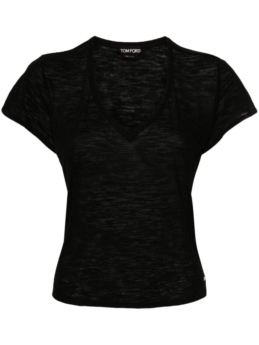 semi-sheer mÃ©lange T-shirt - 1