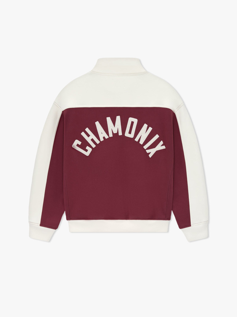 RHUDE CHAMONIX QUARTER-ZIP VARSITY 3