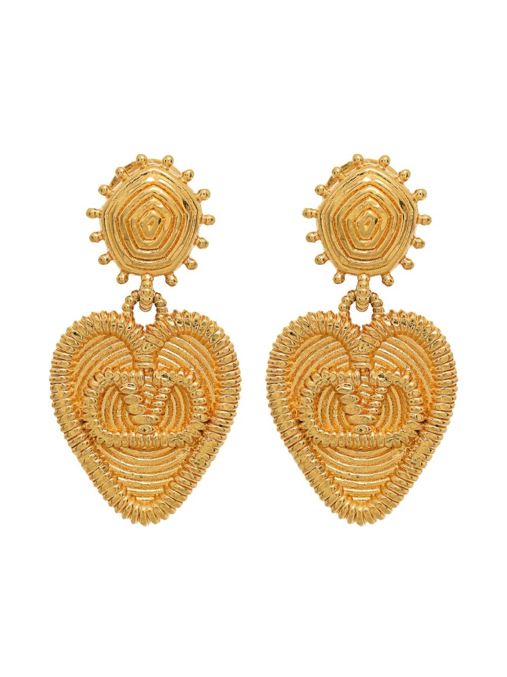 logo earrings - 1