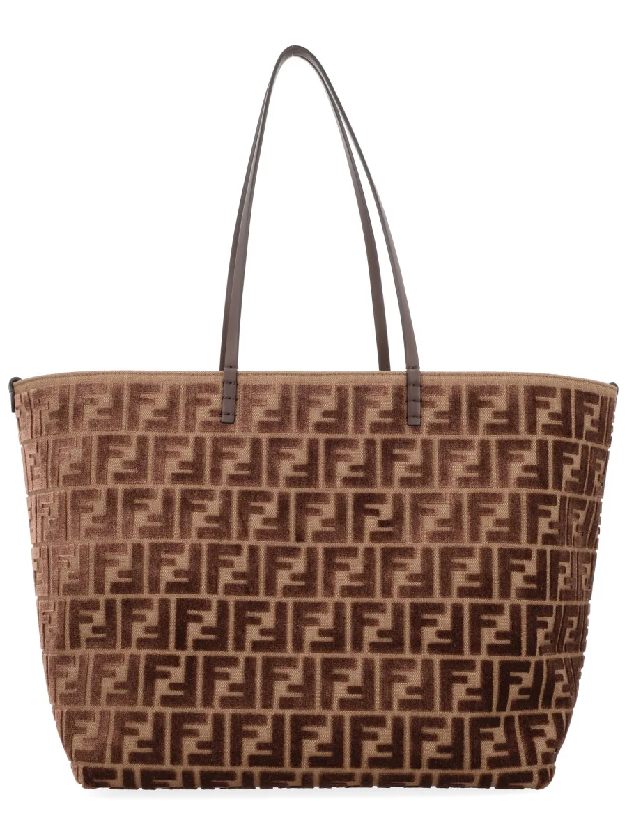 LARGE "ROLL" BAG WITH "FF" WEAVE - 1