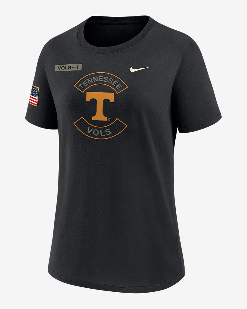 Tennessee Military Appreciation Women's Nike Dri-FIT College T-Shirt 1