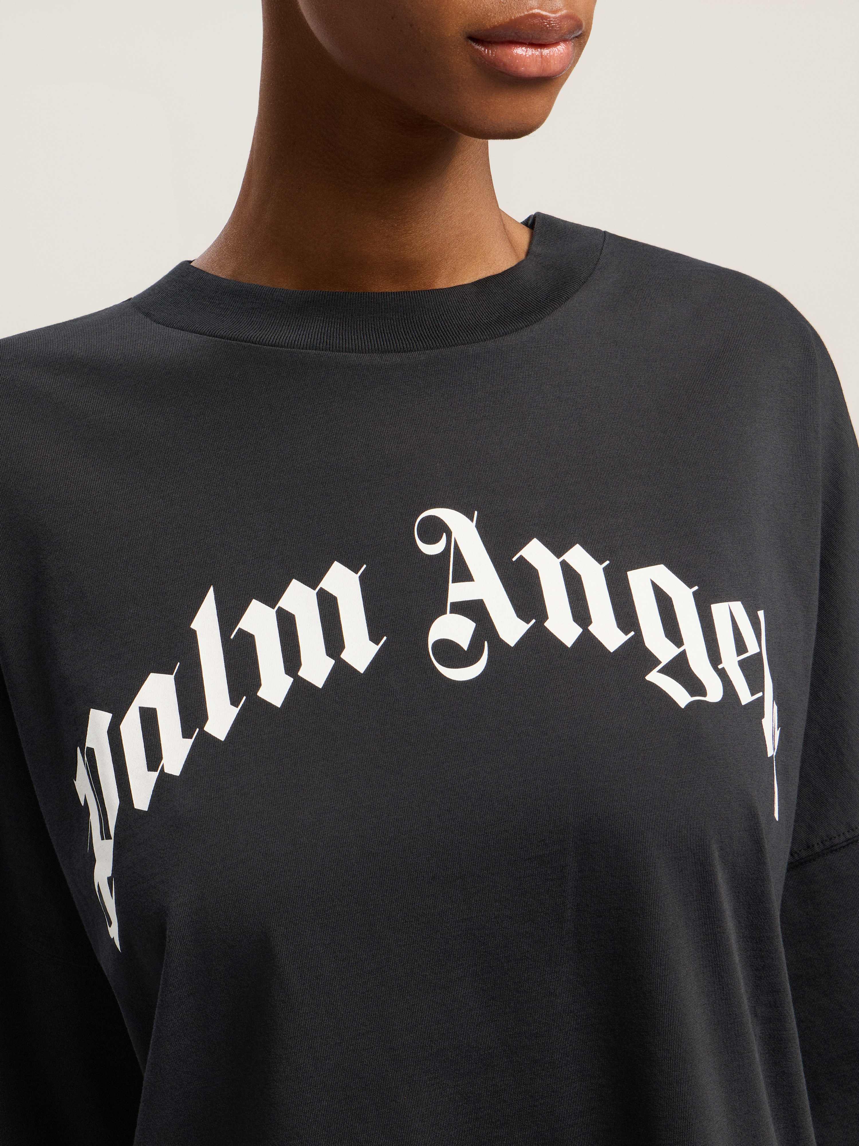 Curved Logo Over Tee - 5