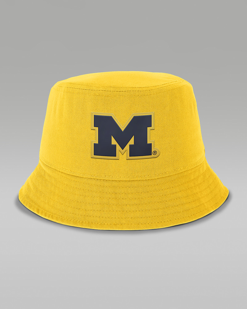 Jordan Michigan Apex Men's Jordan Brand College Bucket Hat outlook