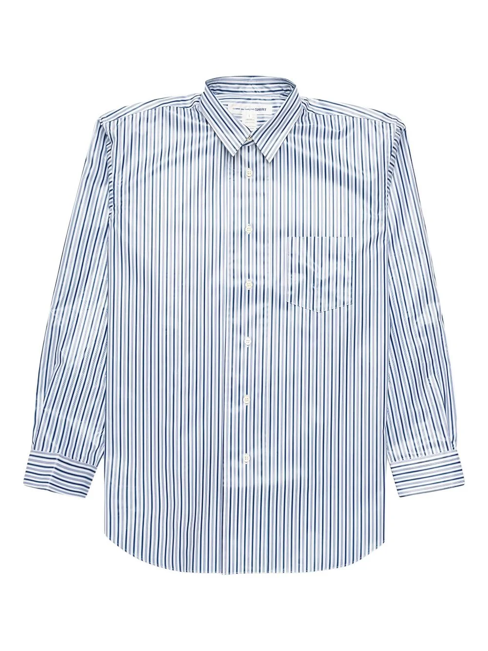 stripe cotton shirt - 1
